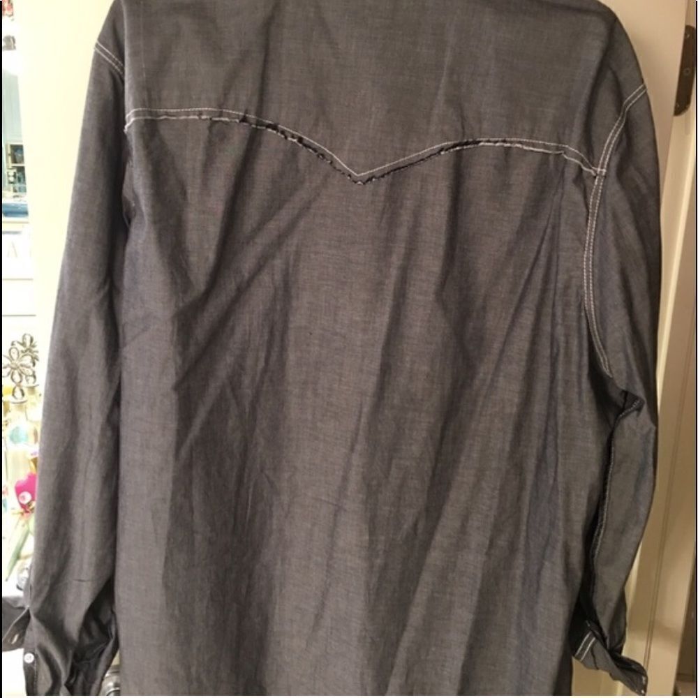 AMERICAN RAG Button Down Men's Shirt - Picture 9 of 16